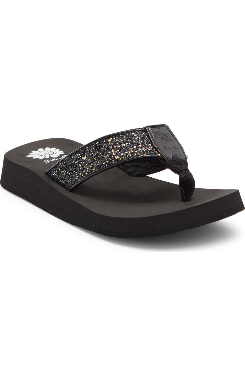 Yellow Box Premium Feliks Flip Flop Sandal, Main, color, Black