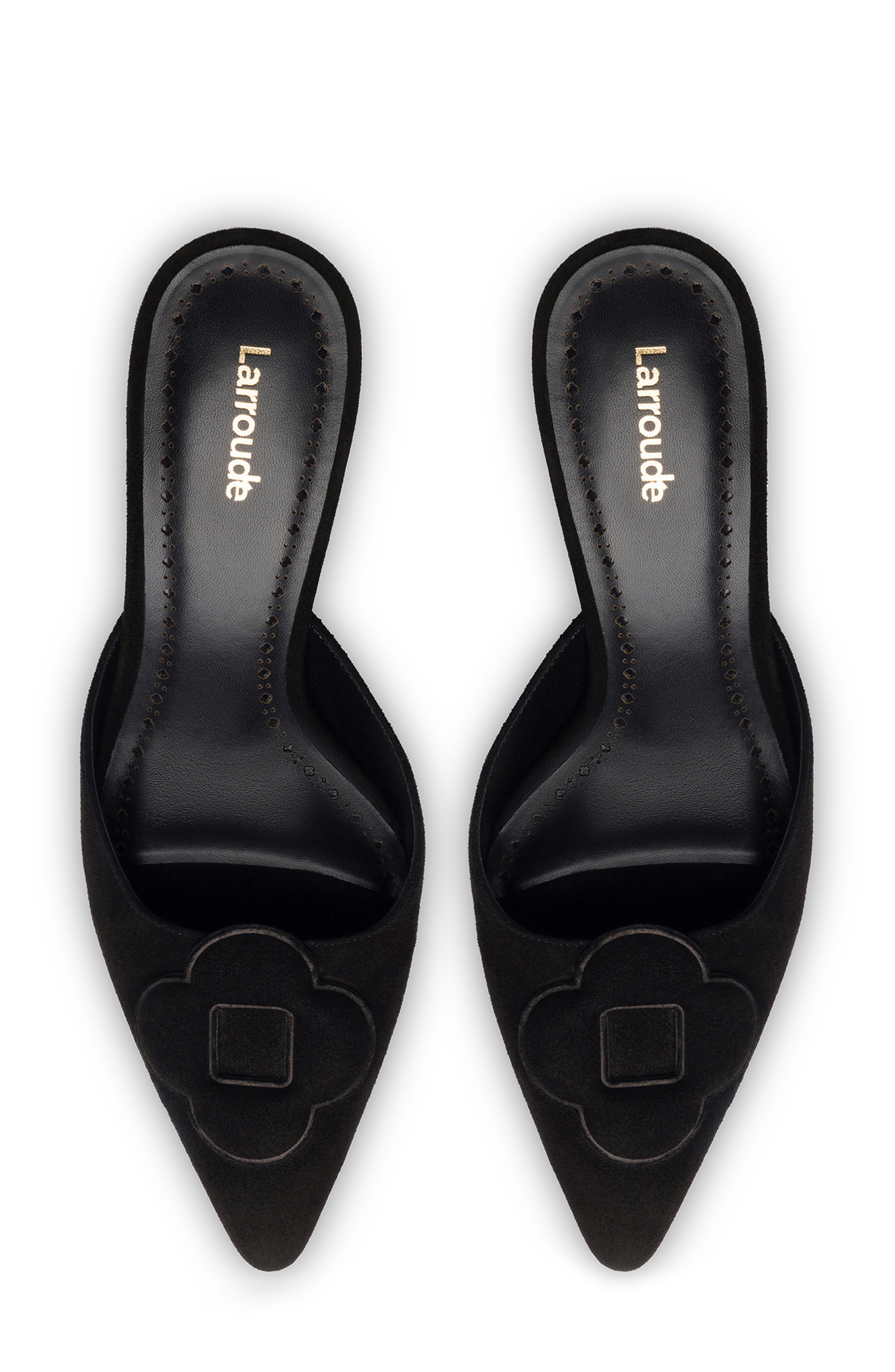 Larroudé Flora Pointed Toe Mule, Alternate, color, 