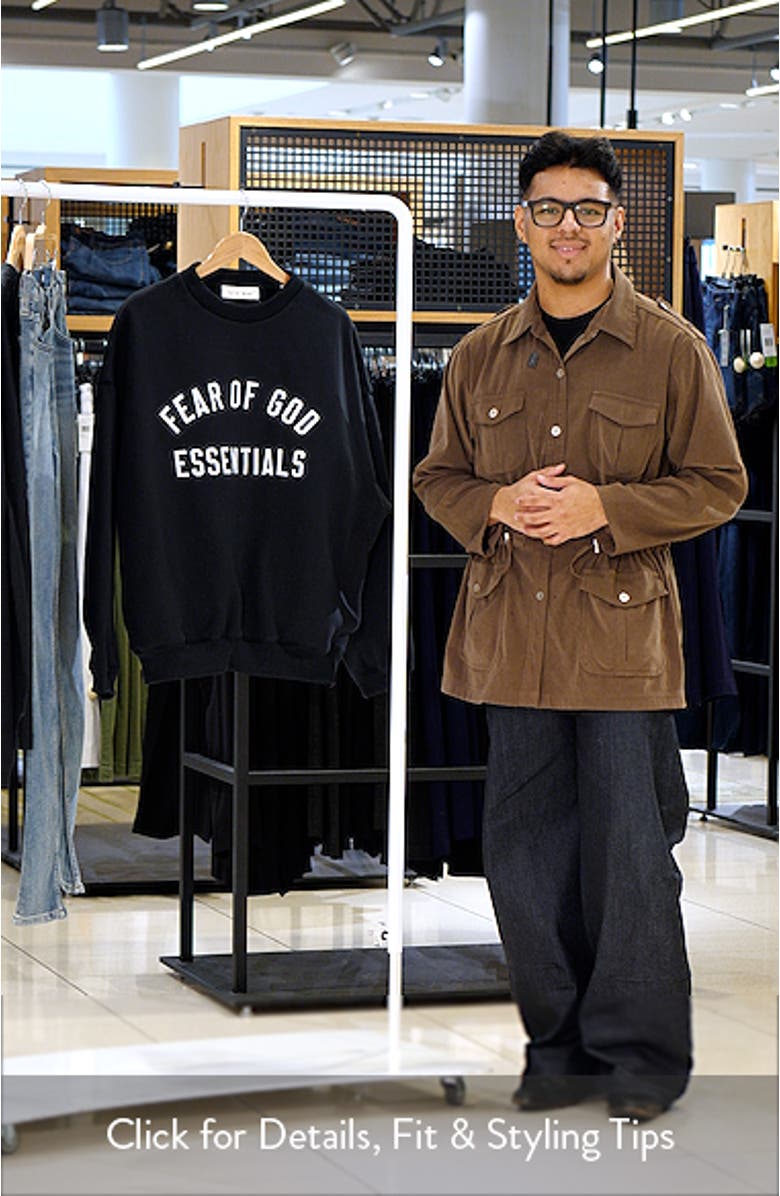 '90s Fit Fleece Crewneck Sweatshirt, sales video thumbnail