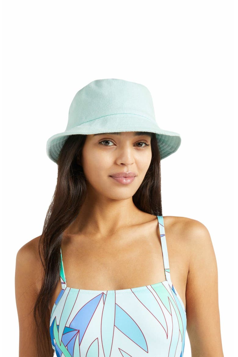 Unisex Solid Terry Hat, Alternate, color, PACIFIC