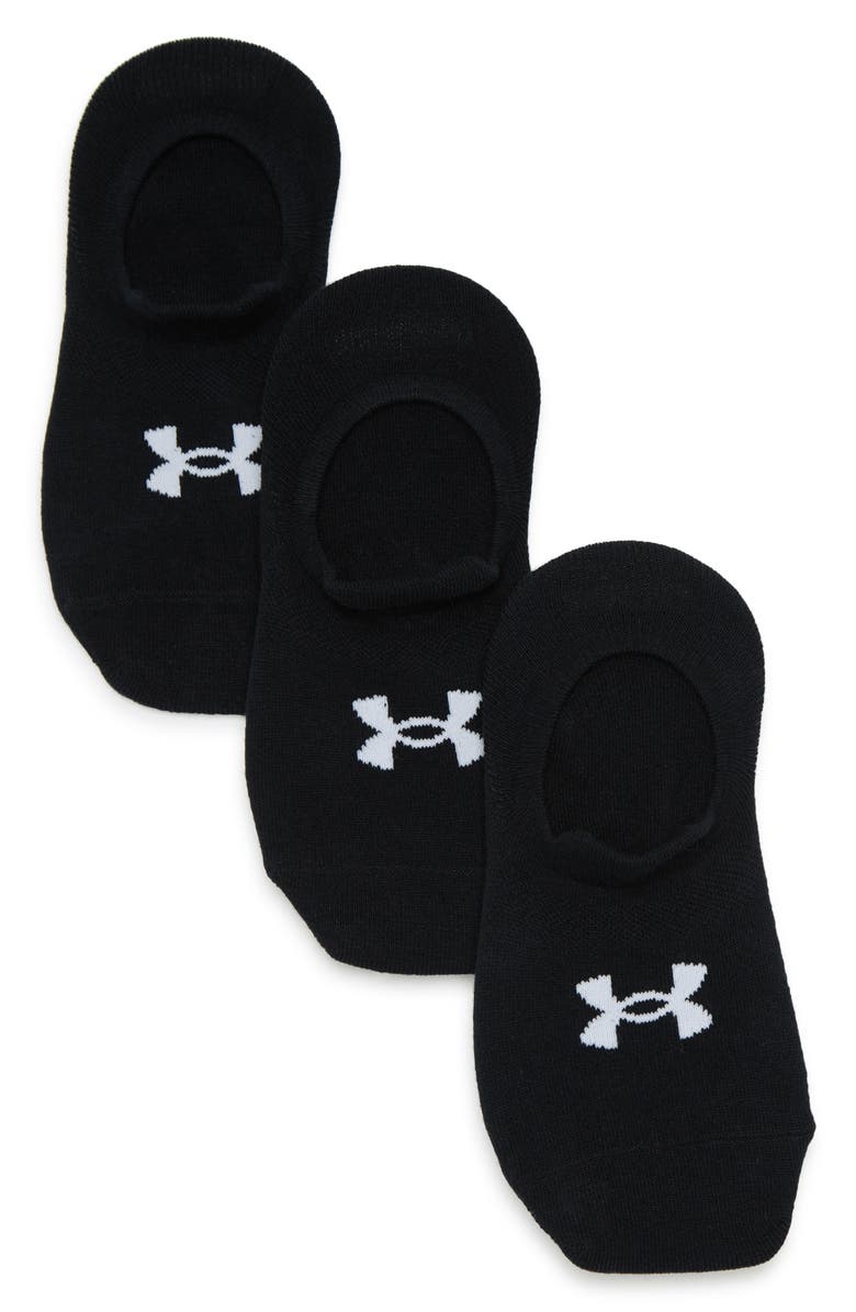 Under Armour UA Essential Ultra Low Tab Socks - Pack of 3, Main, color, 