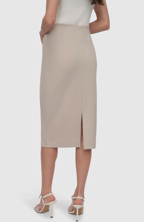 Dkny Pull-on Pencil Skirt In Pebble