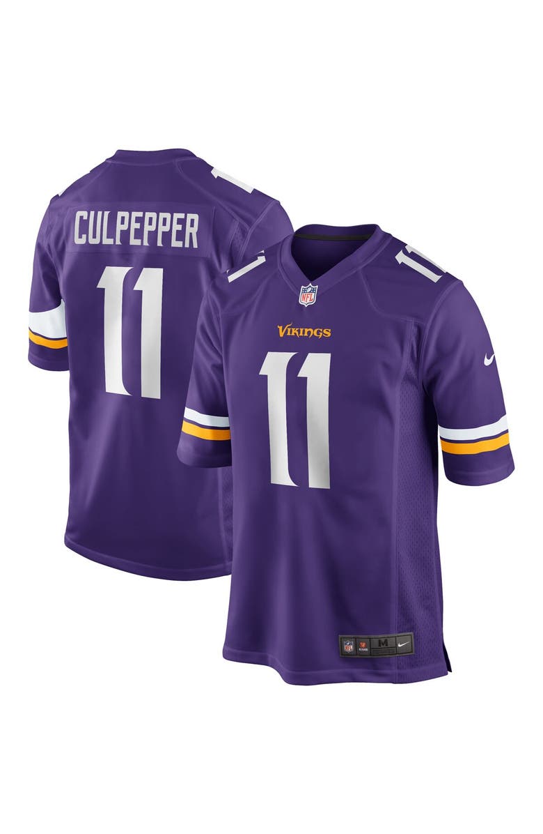 Nike Men's Nike Daunte Culpepper Purple Minnesota Vikings Game Retired Player Jersey, Main, color, 
