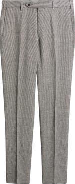 Zanella Parker Mini Check Linen Pants