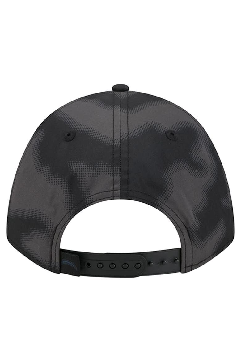 Men's New Era Gray Los Angeles Chargers Halftone Camo 9FORTY Hat, Alternate, color, Gray