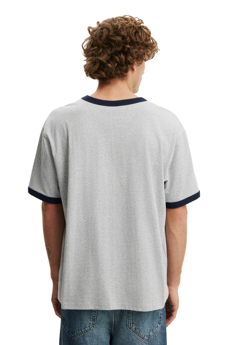 Men's Everyday Fit T-Shirt, Alternate, color, Grey Marle  Vintage Navy