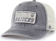 '47 Men's '47 Charcoal Las Vegas Raiders Canteen Relaxed Trucker Adjustable Hat