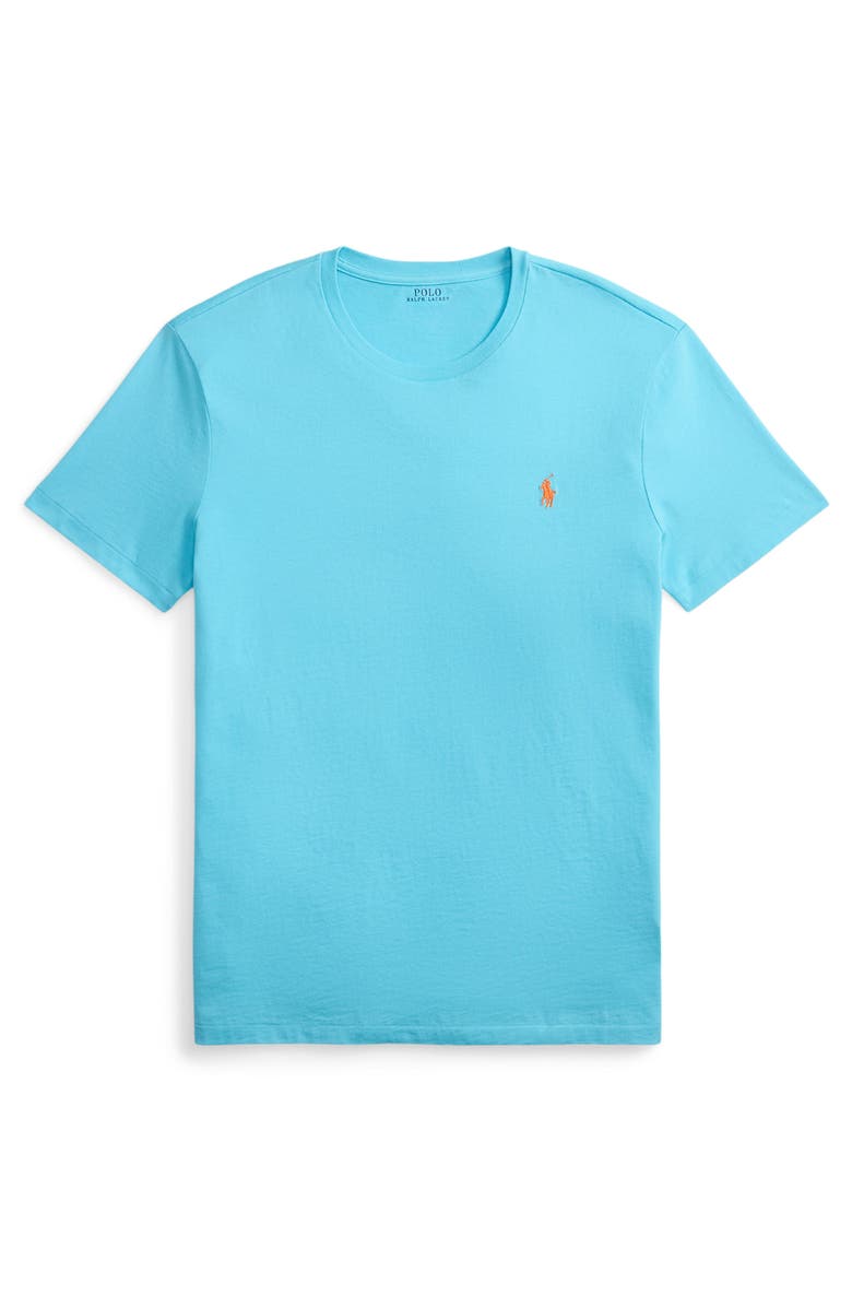 Polo Ralph Lauren Classic Fit Cotton T-Shirt, Alternate, color, Perfect Turquoise