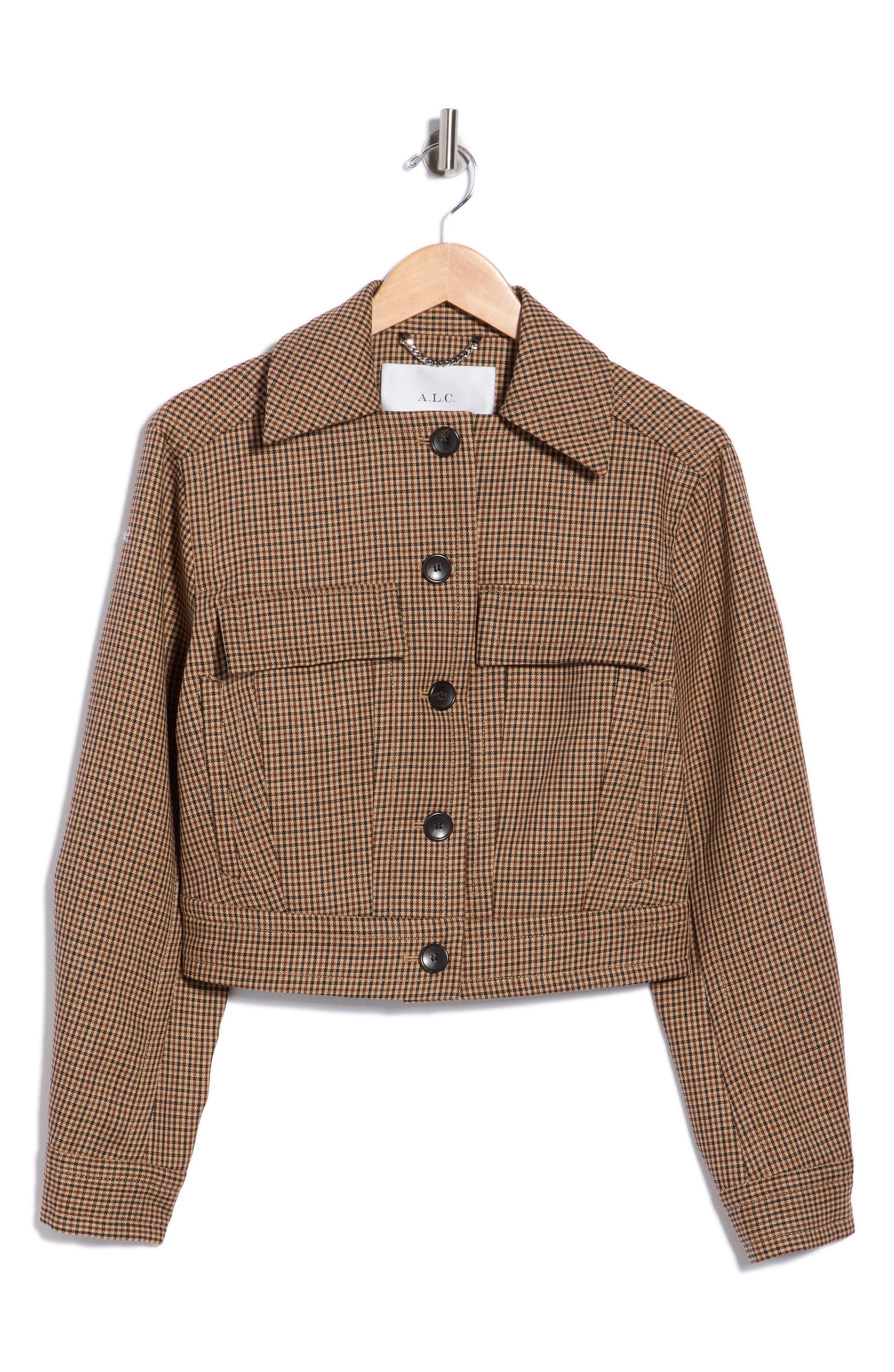Blake Houndstooth Wool Jacket