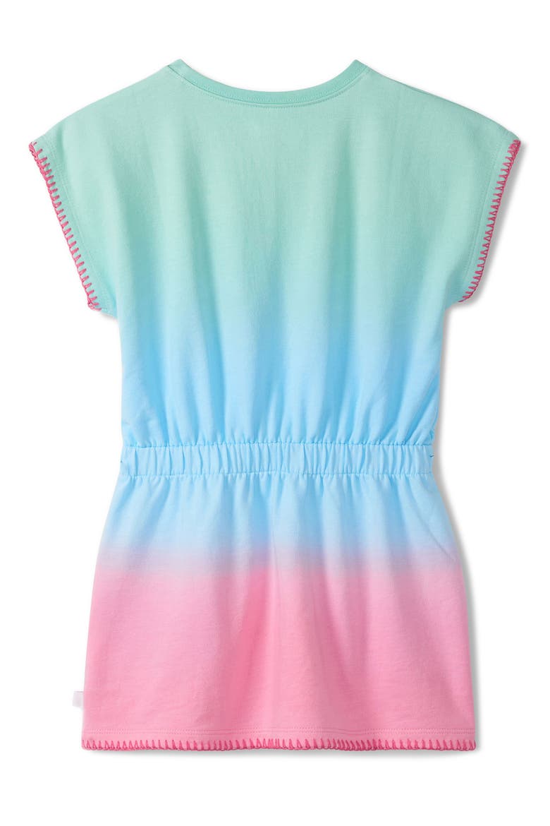 Kids' Opal Gradient Dress, Alternate, color, GREEN