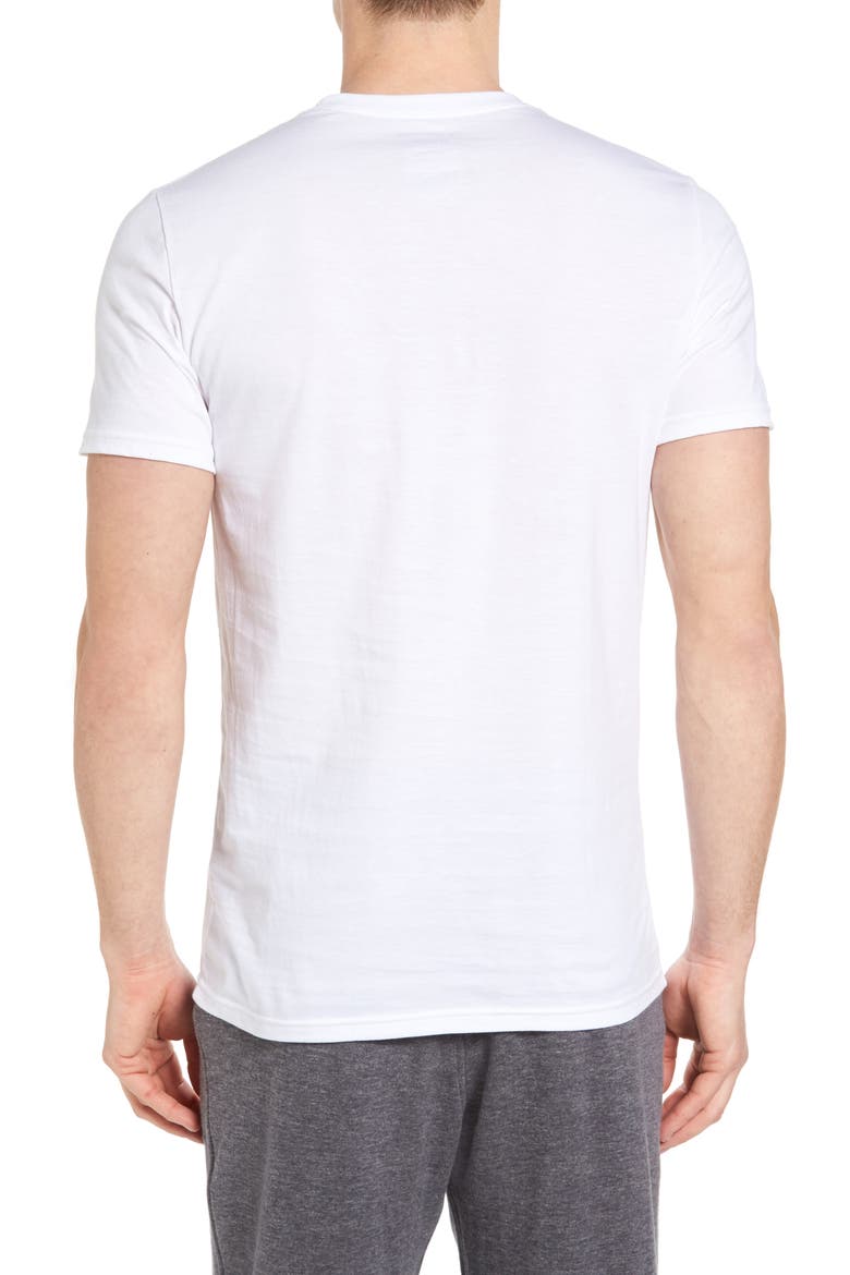 4-Pack Trim Fit Supima® Cotton Crewneck T-Shirt, Alternate, color, WHITE