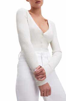 Good American Shine Rib Cardigan