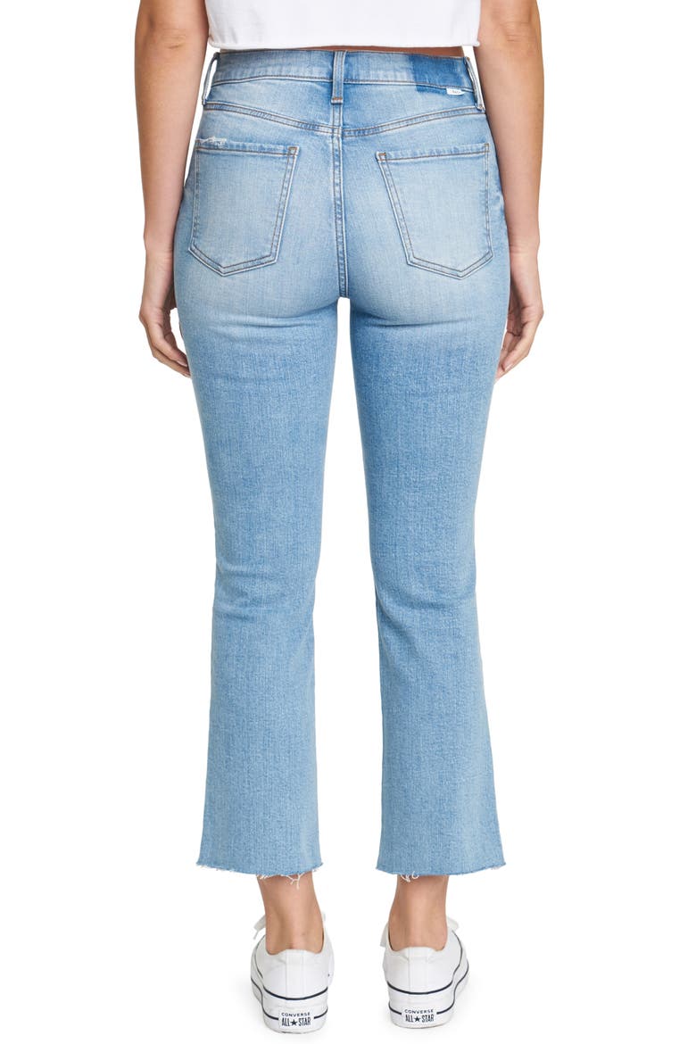 Shy Girl High Waist Crop Flare Jeans, Alternate, color, CHEEKY