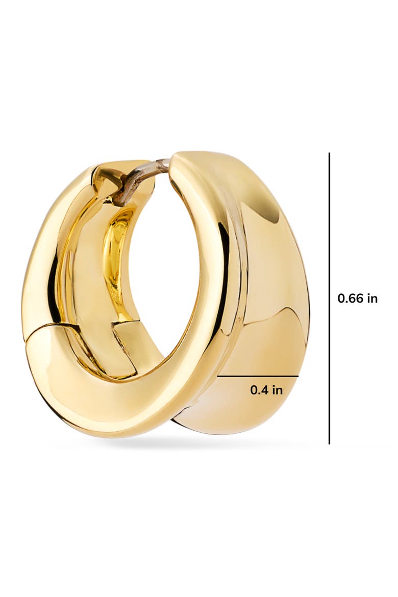 Wade Medium Hoop Earrings, Alternate, color, GOLD