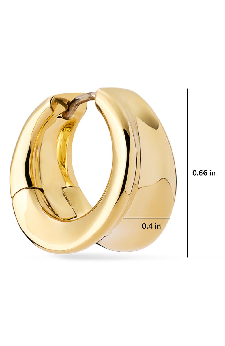 Ana Luisa Wade Medium Hoop Earrings, Alternate, color, Gold