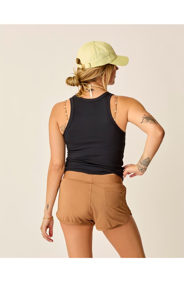 Carve Designs Lyra Rib Tank, Alternate, color, Black