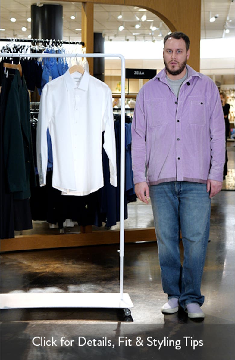 Non-Iron Traditional Fit Solid Cotton Dress Shirt, sales video thumbnail