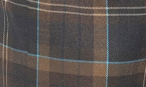 Alexia Admor Plaid Wide Leg Pants In Brown Plaid