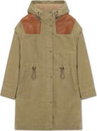 Fortela Olive Waxed Cotton Parka