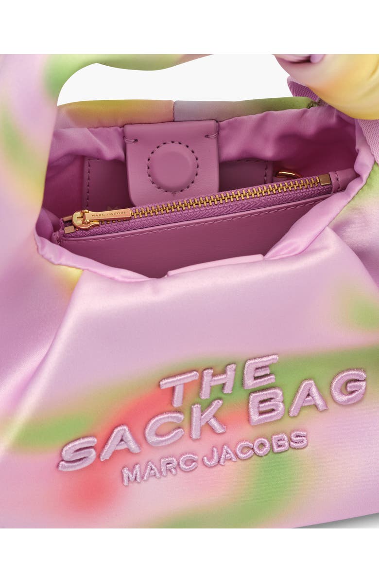 Marc Jacobs The Mini Raffia Sack Bag, Alternate, color, Ribbon Pink Multi