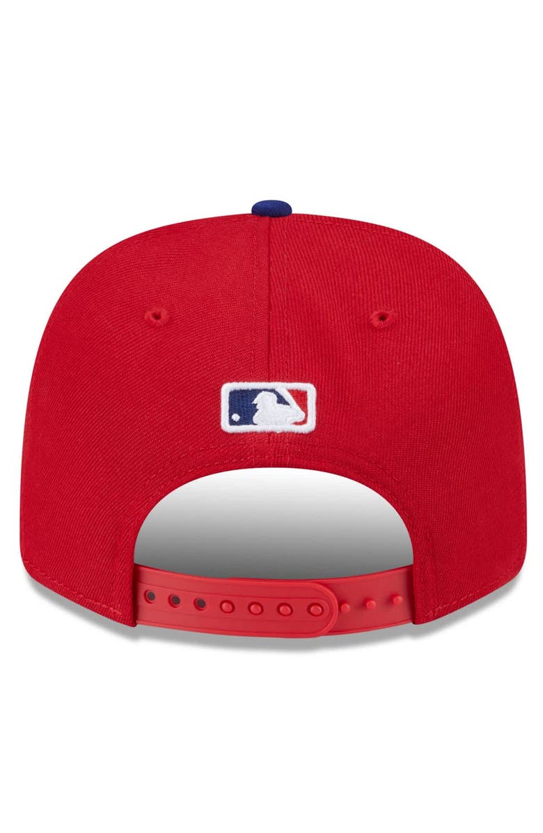 New Era Men's New Era Red Philadelphia Phillies 2025 MLB Postseason Side Patch 9SEVENTY Adjustable Hat, Alternate, color, 