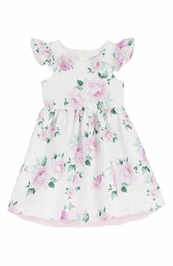 Rare Editions Kids' Floral Jacquard Party Dress