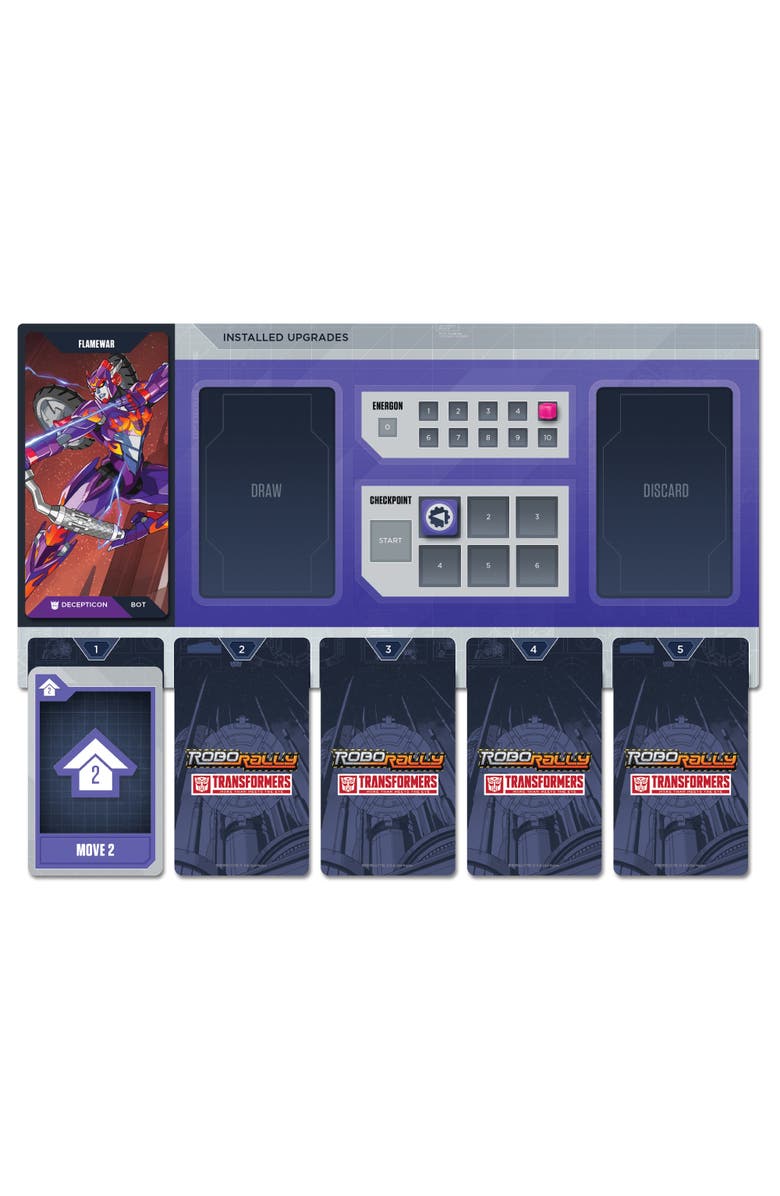 Renegade Game Studios Transformers Racing Board Game, 24 Players, Alternate, color, Multicolored