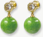Classicharms Olivia Peridot Bead  Drop Earrings