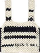 Zadig & Voltaire Dillie Stripe Open Stitch Cotton Graphic Sweater Tank