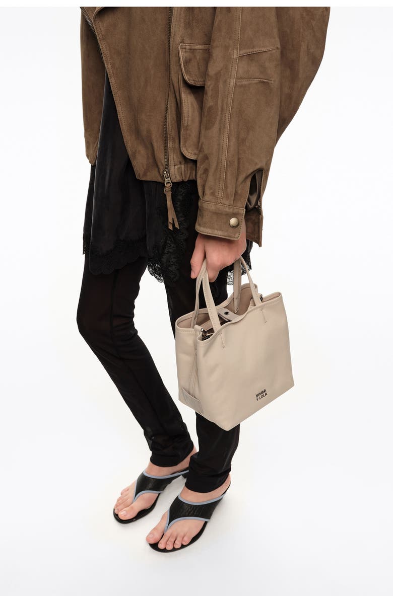 Bimba y Lola Medium Shopper Bag, Alternate, color, Sand