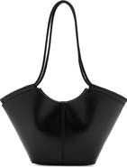 MANGO Faux Leahter Double Handle Bucket Bag