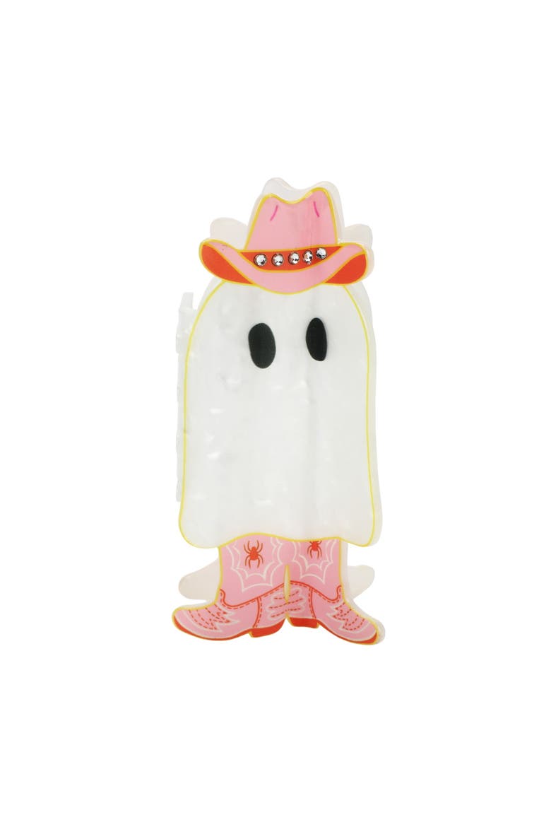Ghost Hair Clip, Novelty Festive, Main, color, White