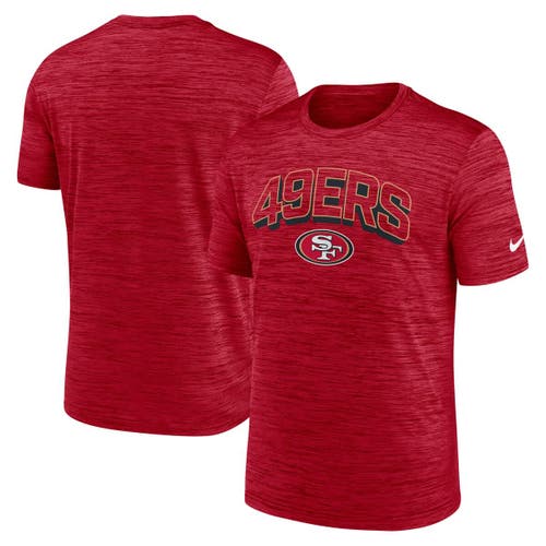 Nike Scarlet San Francisco 49ers Velocity Performance T-shirt In Red