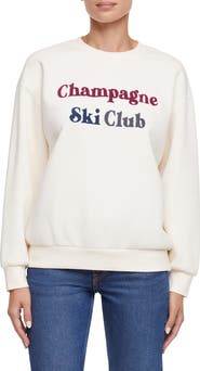 Wildfox Champ Ski Embroidered Sweatshirt