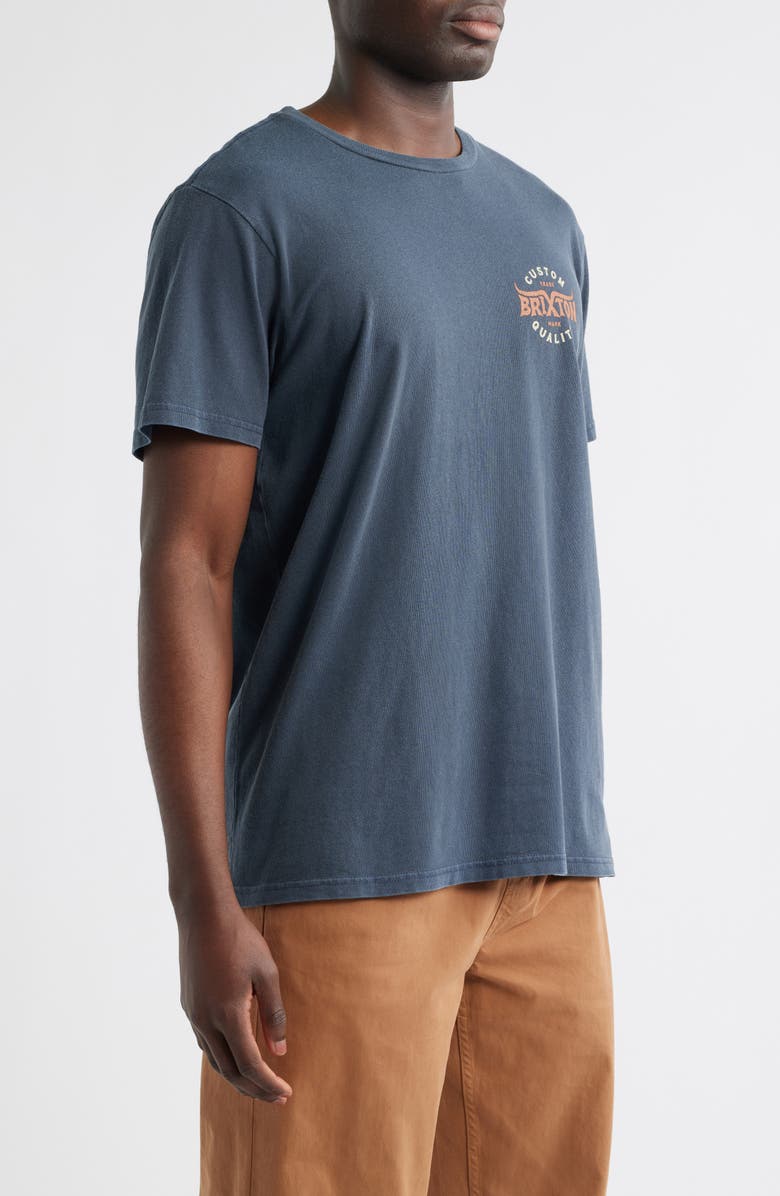 Brixton Gibson Graphic T-Shirt, Alternate, color, 