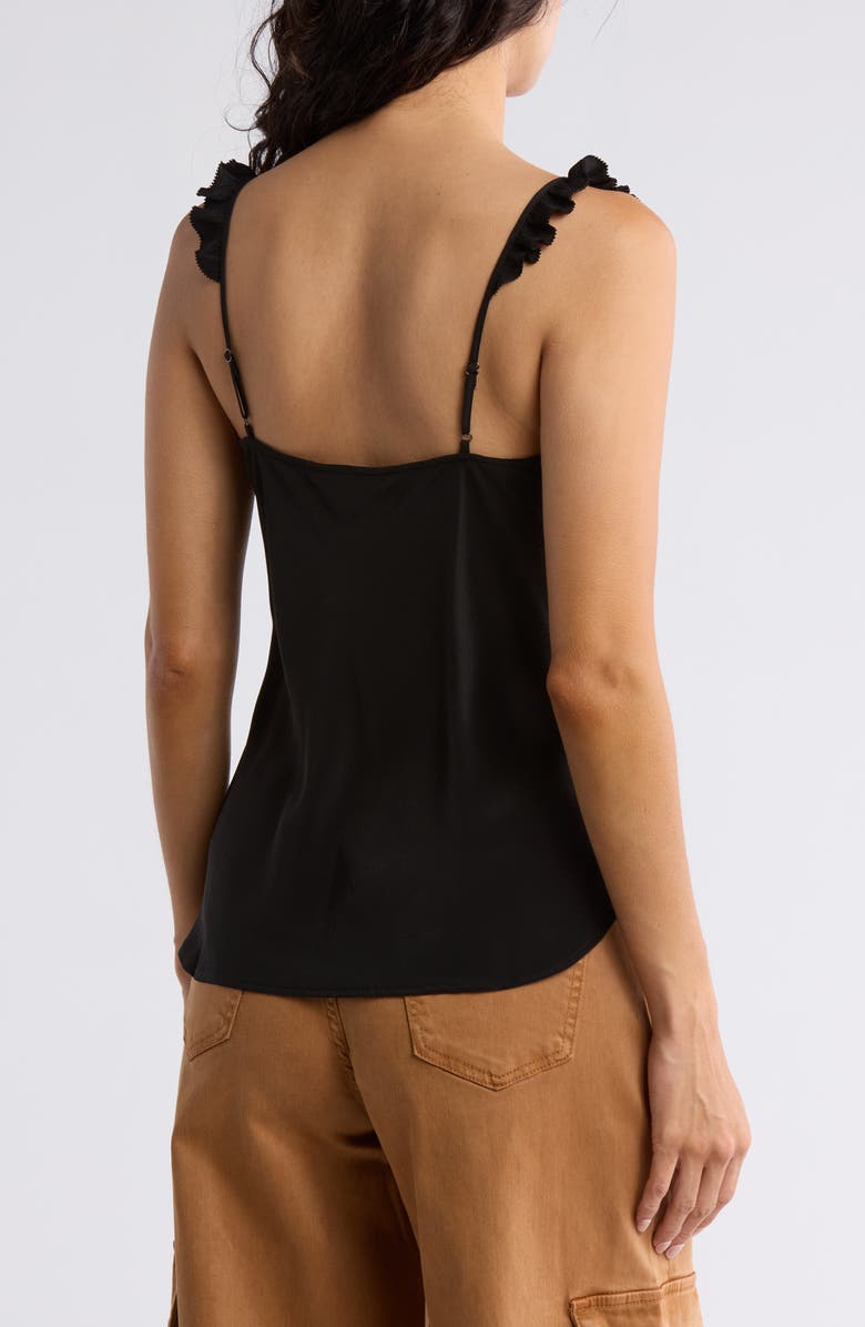 Joie Emeri Ruffle Sleeveless Silk Top, Alternate, color,