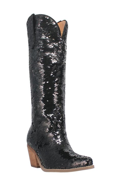 Sequin Knee High Boots for Women Nordstrom