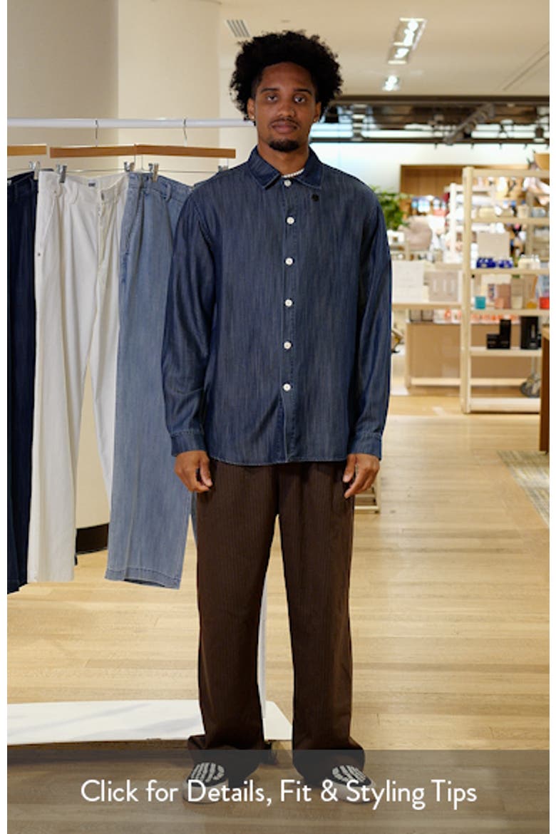 Featherweight Denim Button-Up Shirt video