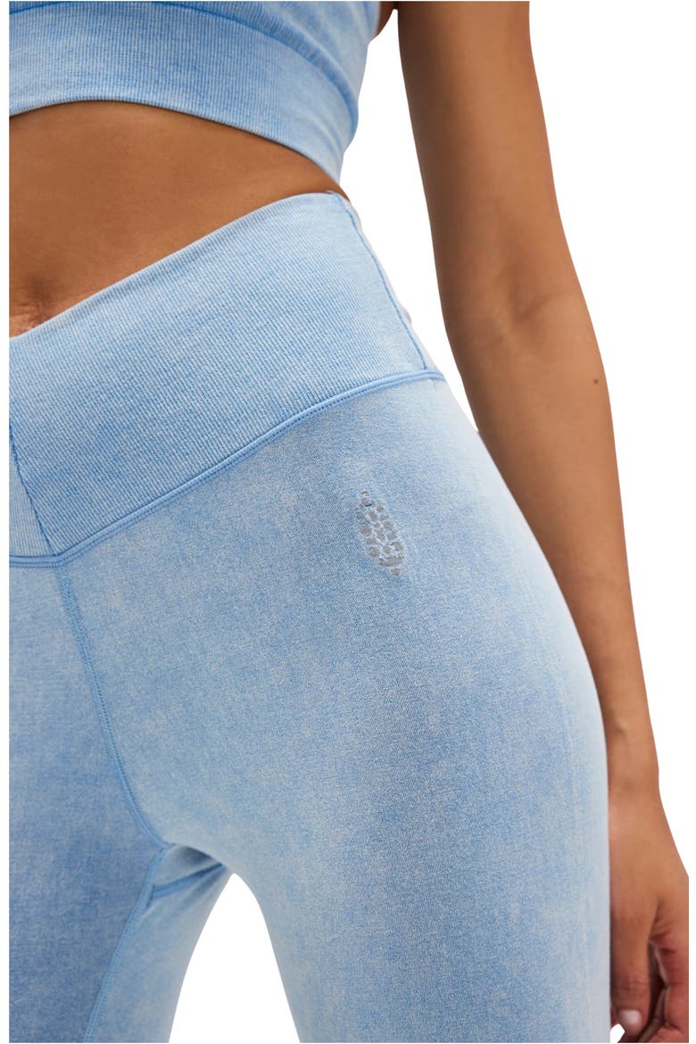 FP Movement Go to Smooth Flare Leggings, Alternate, color, WASHED DENIM BLUE