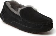 DEARFOAMS Fireside Melbourne Genuine Shearling Moccasin Slipper