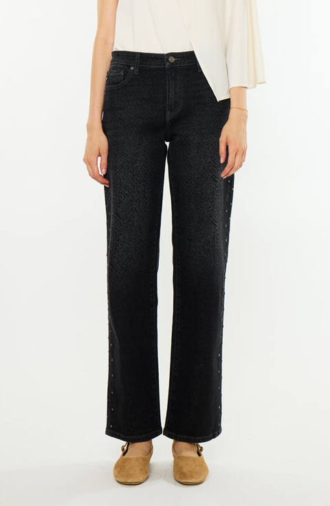 Melanie Low Rise Baggy Straight Jeans