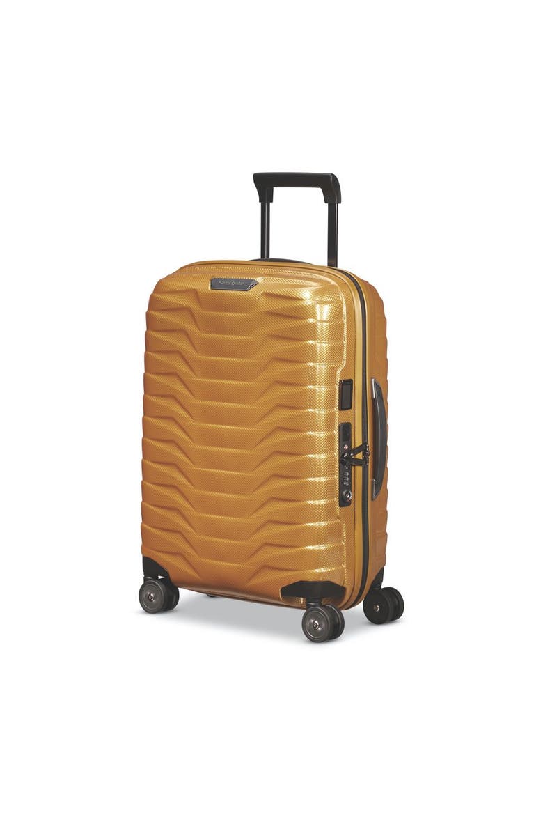Proxis Global Hardside 22" Carry On Spinner Luggage, Main, color, Honey Gold