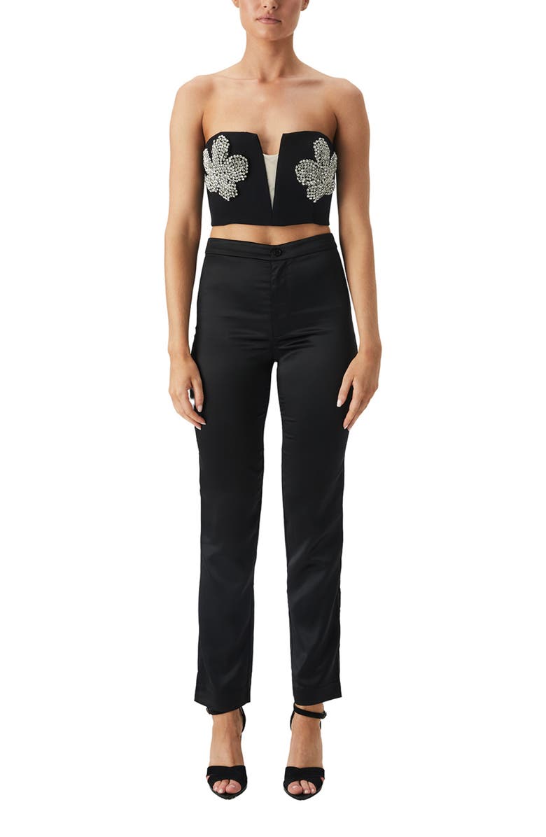 Bardot Ambiance Bustier Crop Top, Alternate, color, 