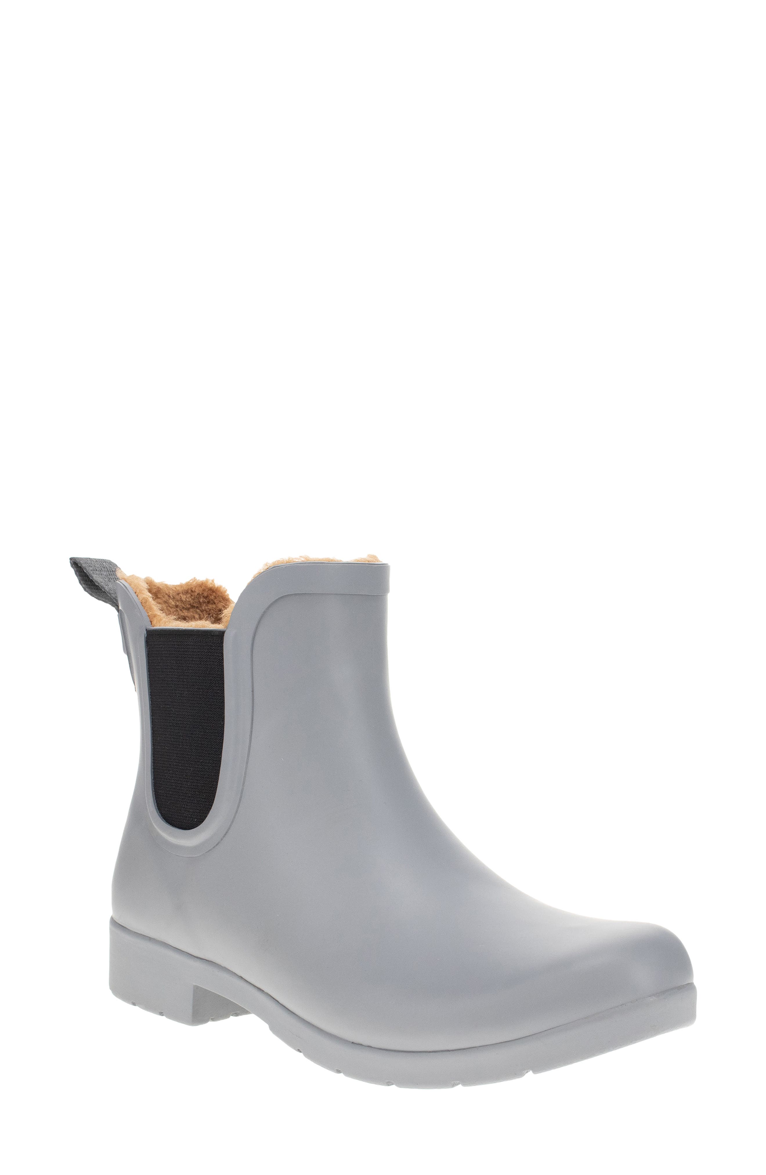 Delridge Faux Fur Chelsea Rain Boot