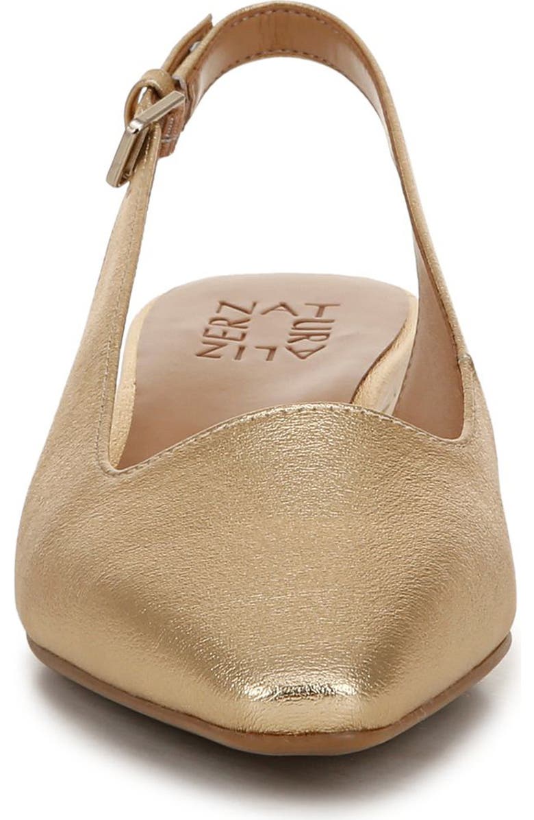 Naturalizer Ginger Slingback Pump, Alternate, color, Dark Gold Faux Leather