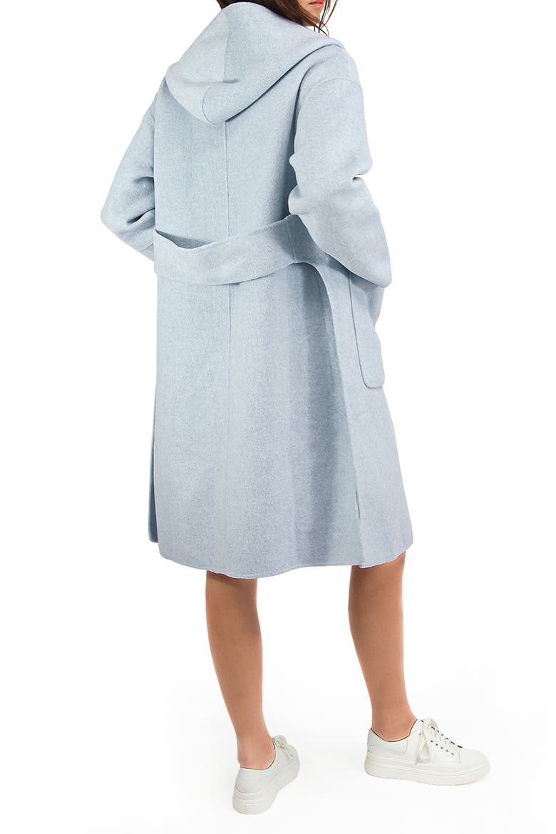 Walk This Way Wool Blend Coat, Alternate, color, LIGHT BLUE
