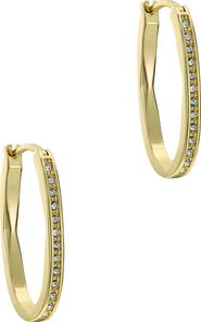 Ted Baker Shivanna Crystal Shimmer Hoop Earrings