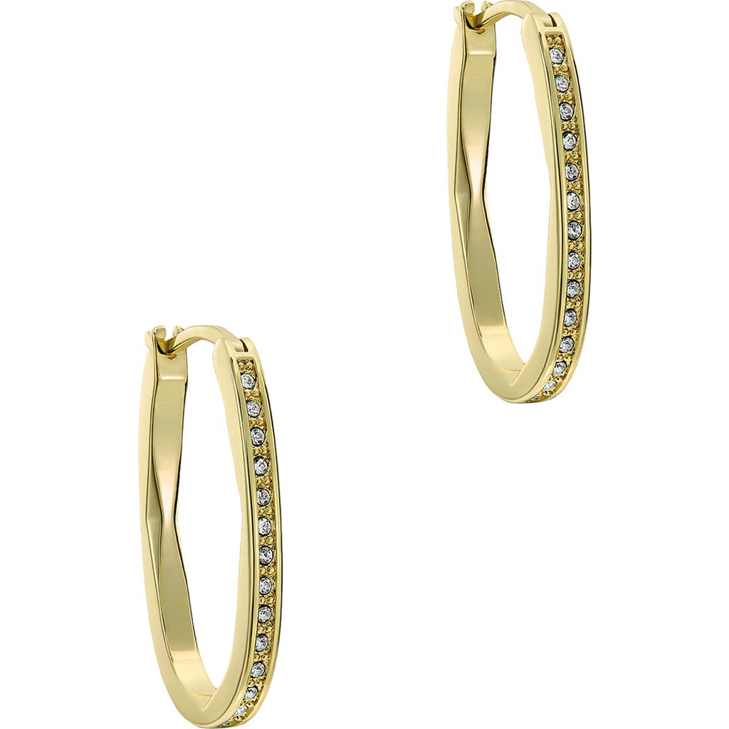 Ted Baker Shivanna Crystal Shimmer Hoop Earrings In Gold