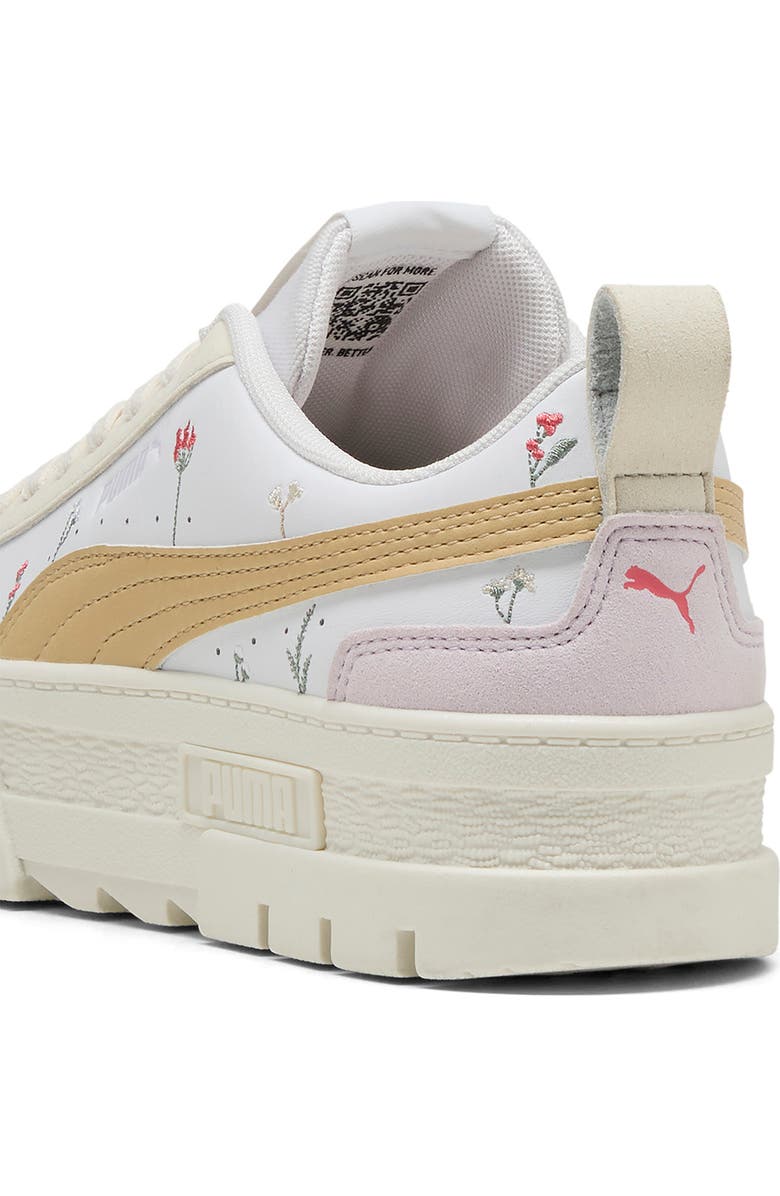 PUMA Mayze Classic Platform Sneaker, Alternate, color, Puma White-White