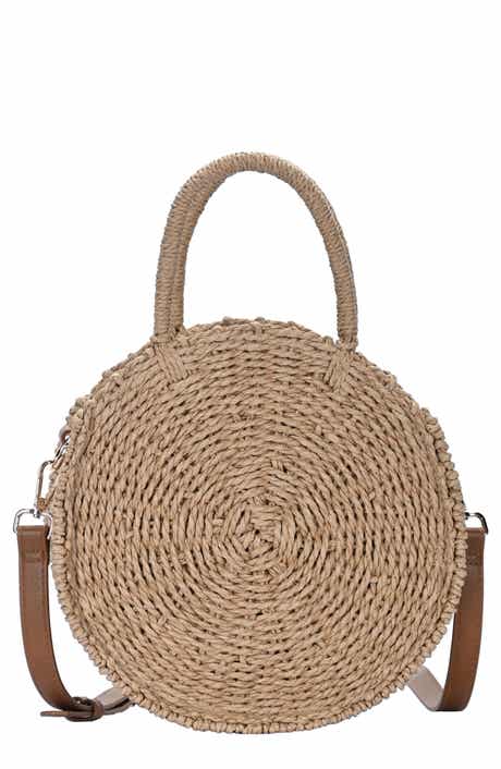MMS Design Studio Rattan Canteen Crossbody Bag